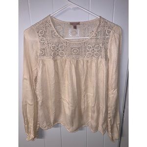 Cream Blouse